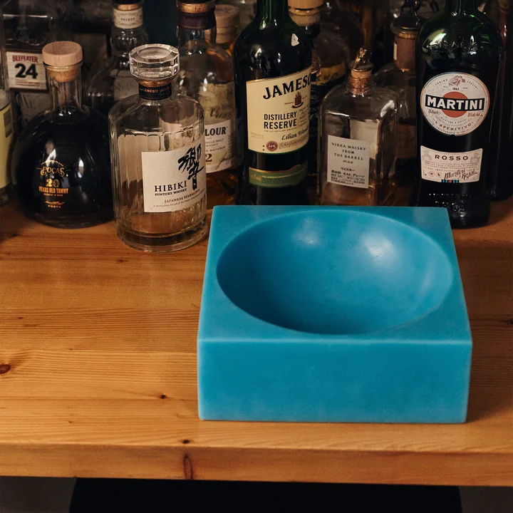 HKliving - Pop cube, large, bleu