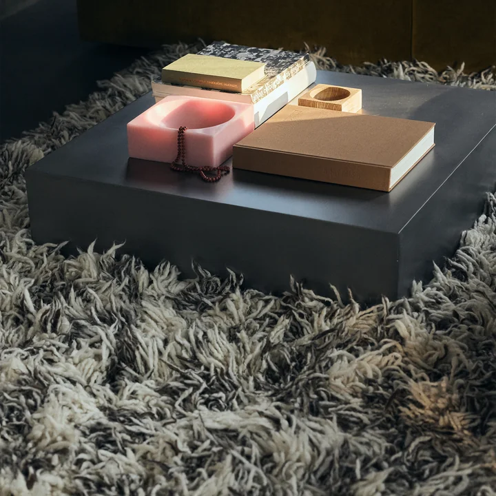 HKliving - Tapis shaggy, 200 x 300 cm, checkers