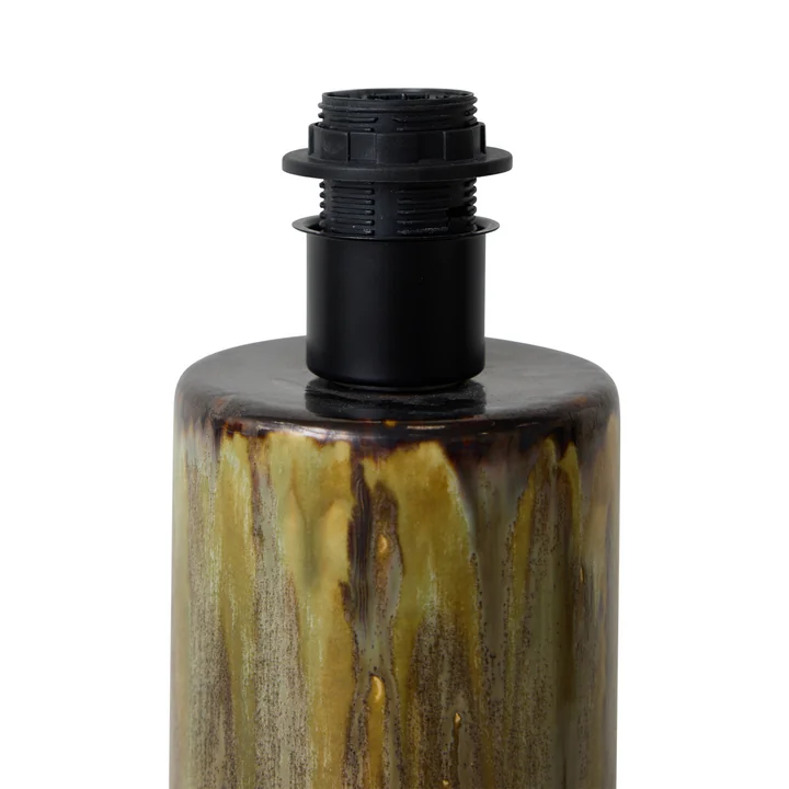 HKliving - Pied de lampe de table en céramique, reactive green