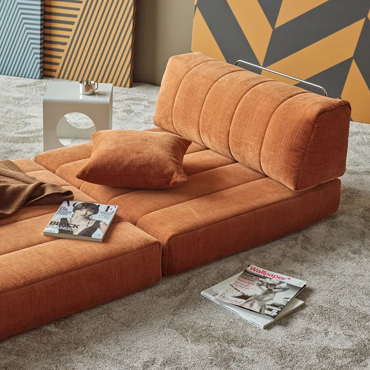 Innovation Living - Cozypad Fauteuil, rust orange (tissu 412 Esina)