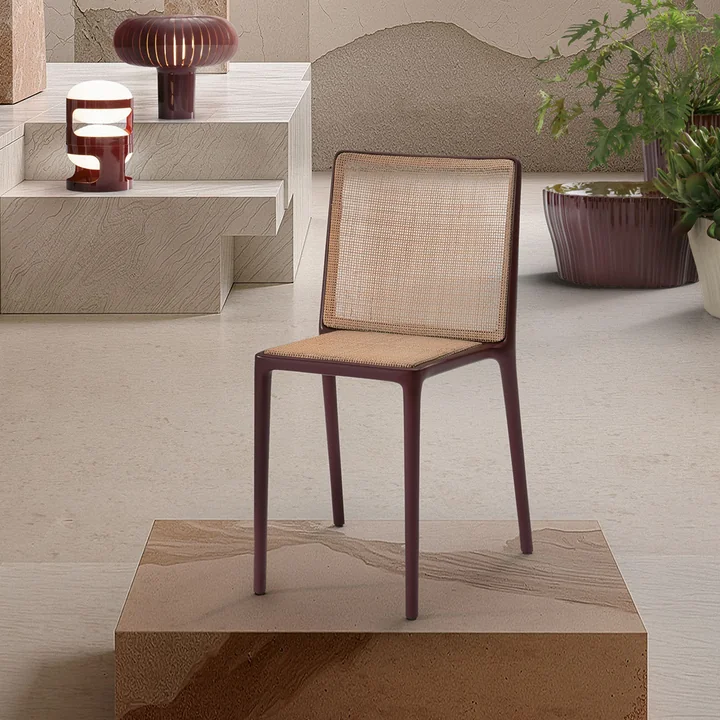 Kartell - Belvedere Vienna chaise, bourgogne