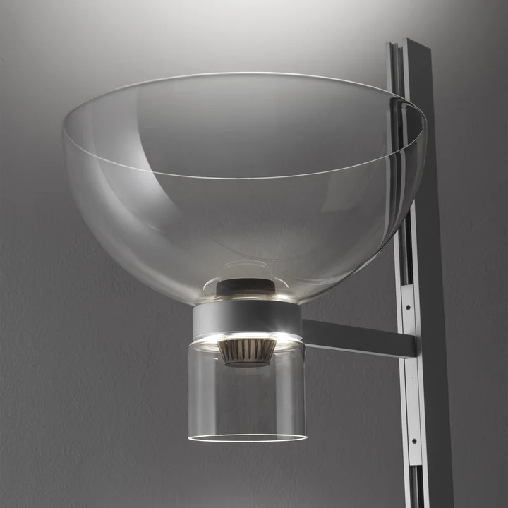 Flos - Nocturne Lampadaire F1 coque, argent