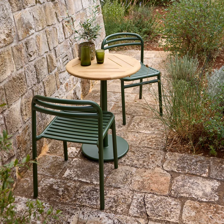 Cane-line - Bliss Chaise, vert foncé