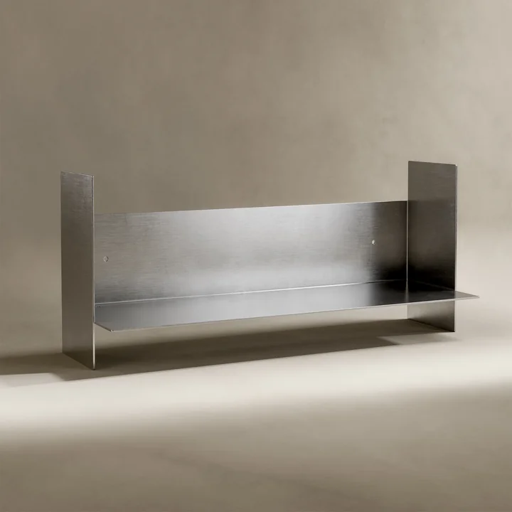 TipToe - PLI étagère murale, CORE, acier inoxydable