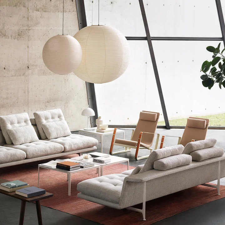 Vitra - Akari 120A Lampe à suspendre, Ø 120 cm, naturel