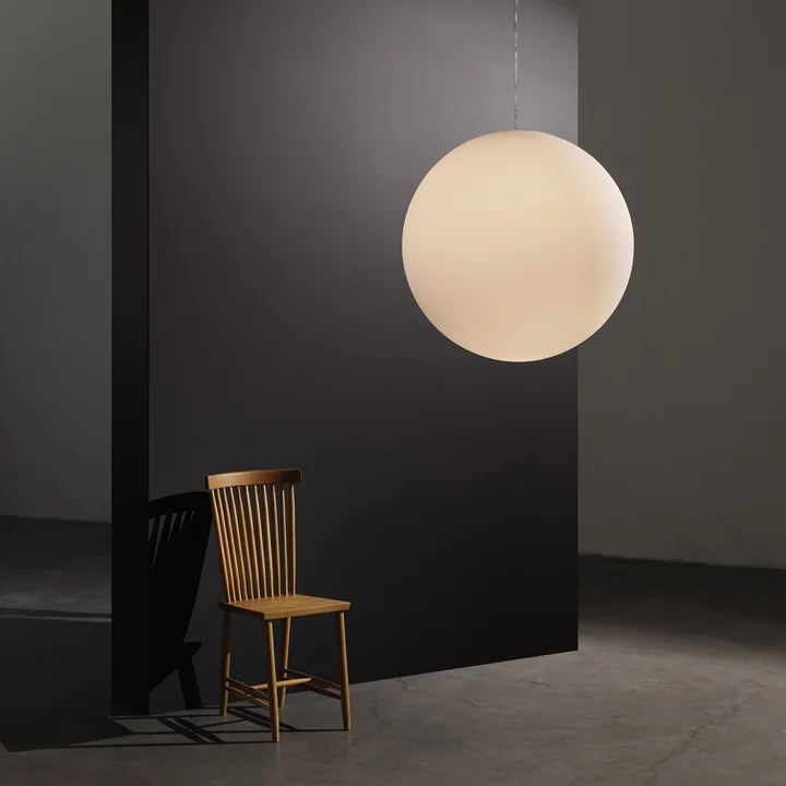 Design House Stockholm - Luna Suspension XL Ø 60 cm, blanc