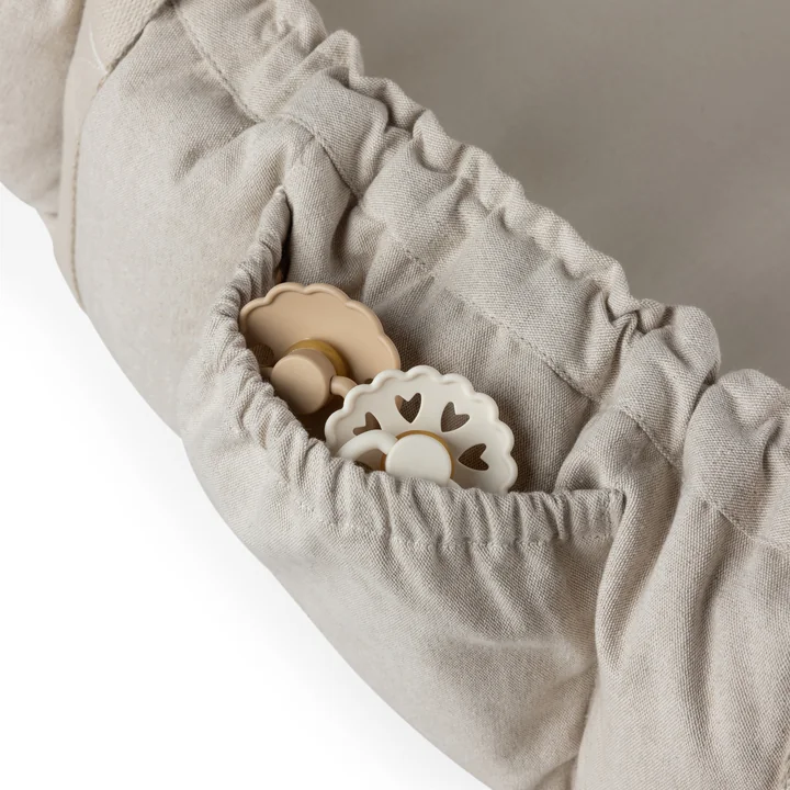 Sebra - Tour de lit pour bébé, beige chiné