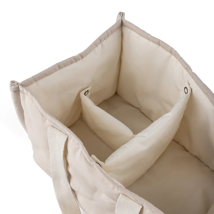Sebra - Panier pour accessoires de change, beige « morning »