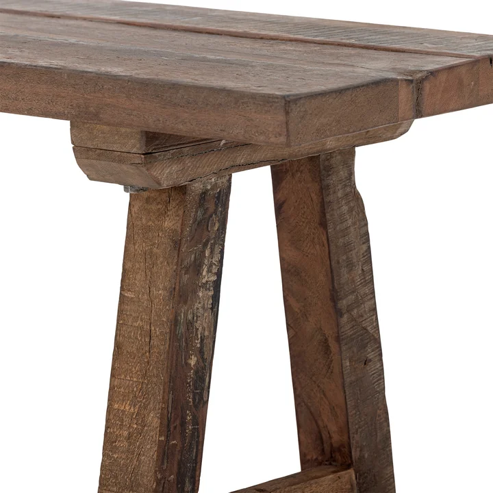 Bloomingville - Brosse banc, vieux bois, brun