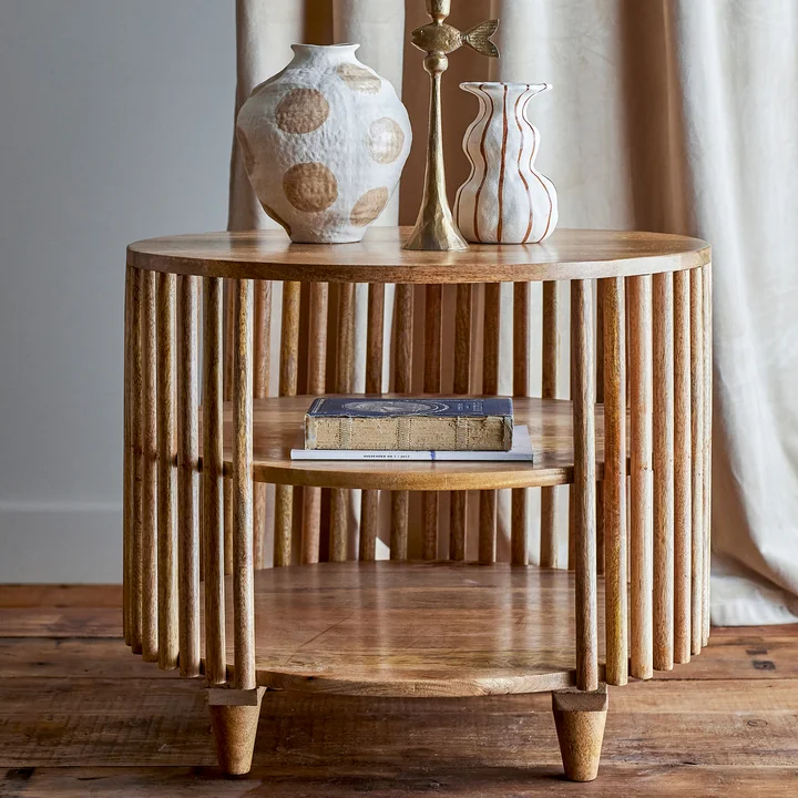 Bloomingville - Sali Table basse, Ø 60 cm, mangue