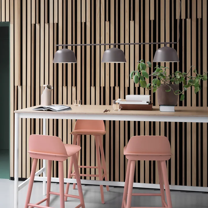 Muuto - Ambit Rail Lampe suspendue, taupe