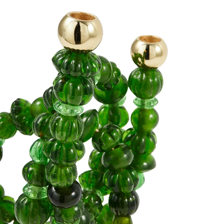 POLSPOTTEN - Beads Bougeoir, vert foncé