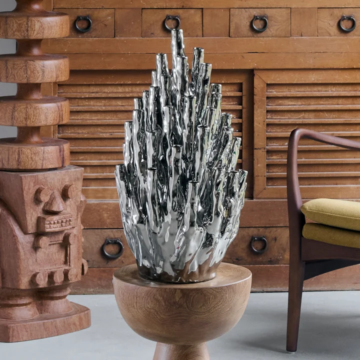 POLSPOTTEN - Coral Vase 50 Tulips, argent