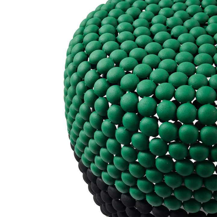 POLSPOTTEN - Dot Tabouret, rayé, vert foncé