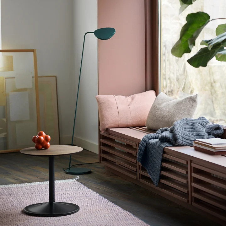 Muuto - Leaf Lampadaire LED, vert foncé