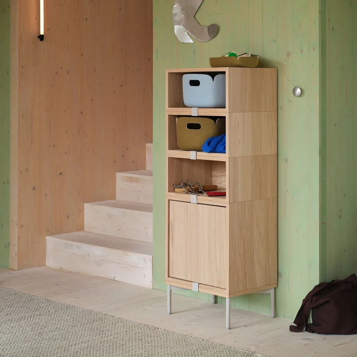 Muuto - Système d'étagères Stacked - Chêne