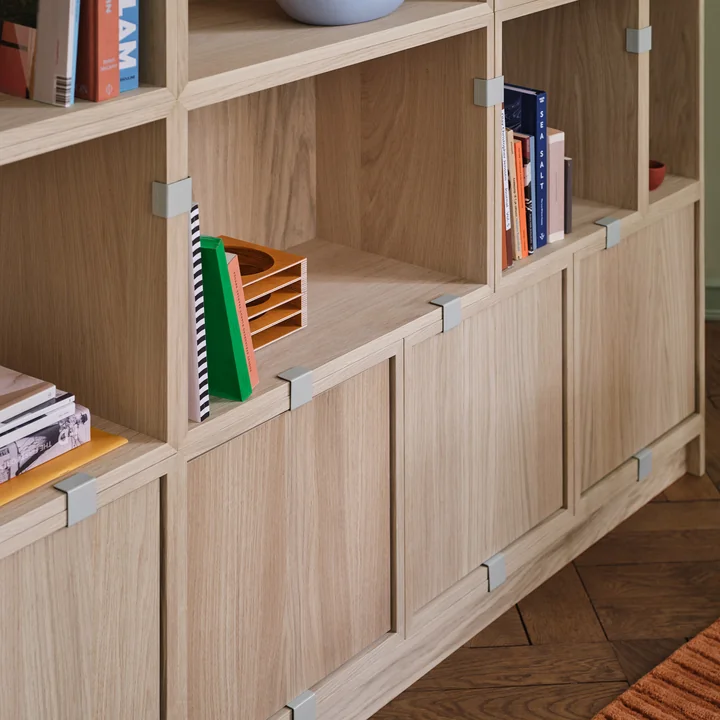 Muuto - Système d'étagères Stacked - Chêne
