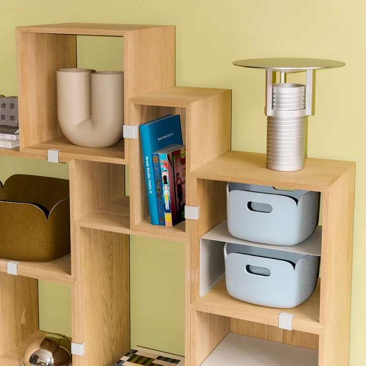 Muuto - Système d'étagères Stacked - Chêne