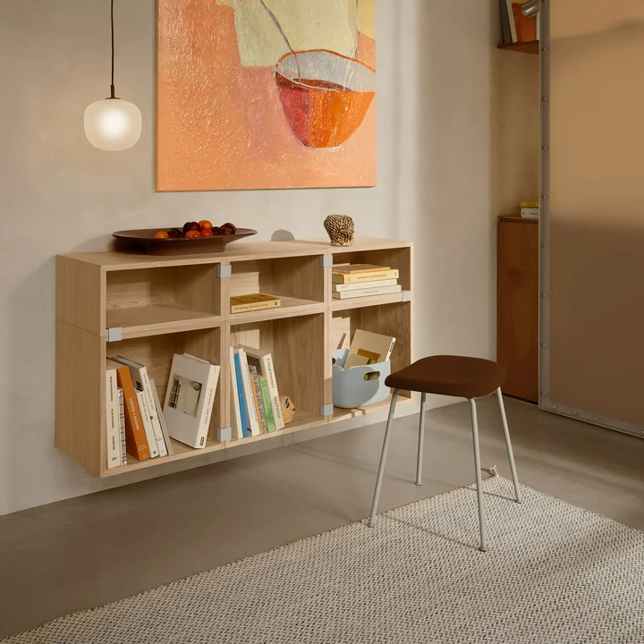 Muuto - Système d'étagères Stacked - Chêne