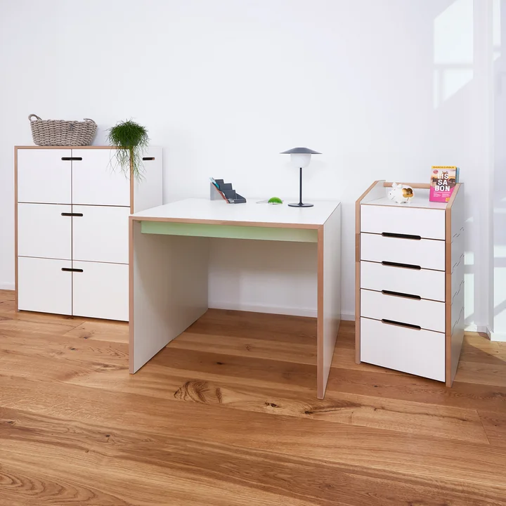 Tojo - freistell Table, 80 x 80 cm, blanc