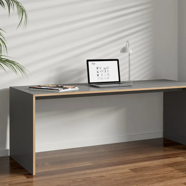 Tojo - table libre, 160 x 80 cm, anthracite