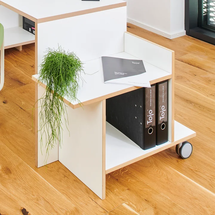 Tojo - Table d'appoint freund, blanc