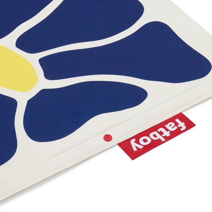 Fatboy - Flying Carpet, 180 x 140 cm, floral navy / crème