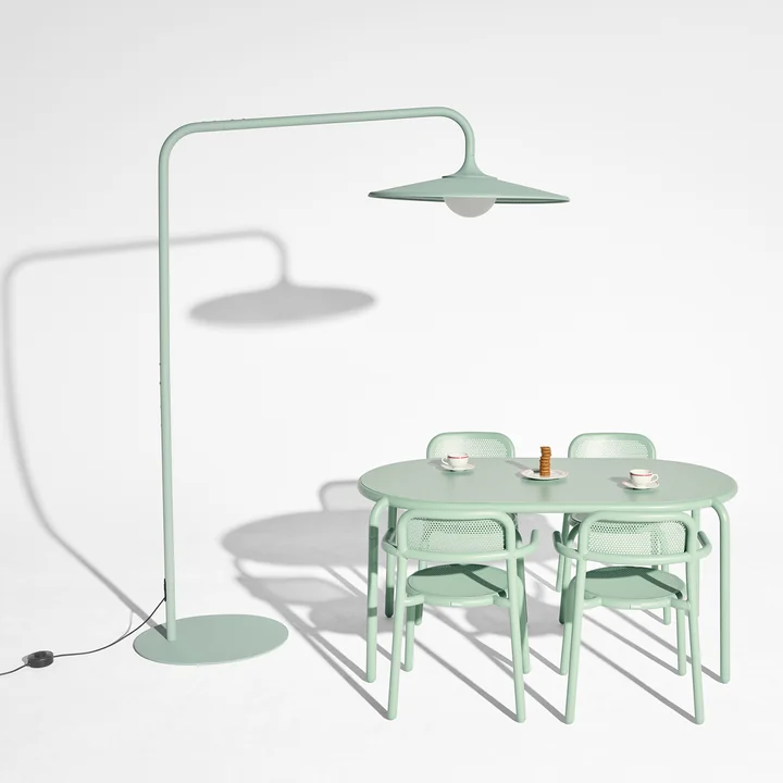 Fatboy - Archigrande Lampadaire d'extérieur, vert brume