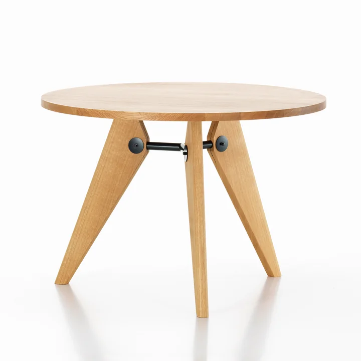 Vitra - Guéridon Table de salle à manger, Ø 105 cm, chêne huilé