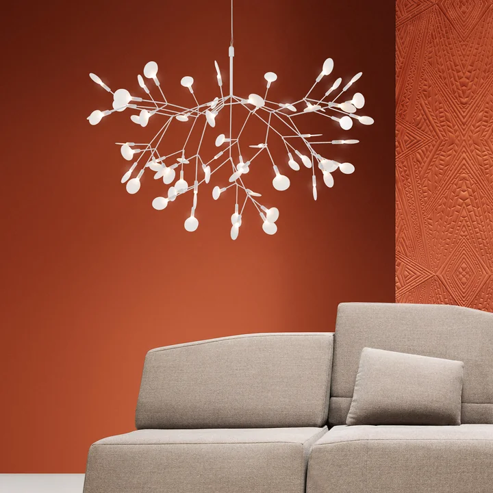 Moooi - Petite suspension Heracleum III, blanche