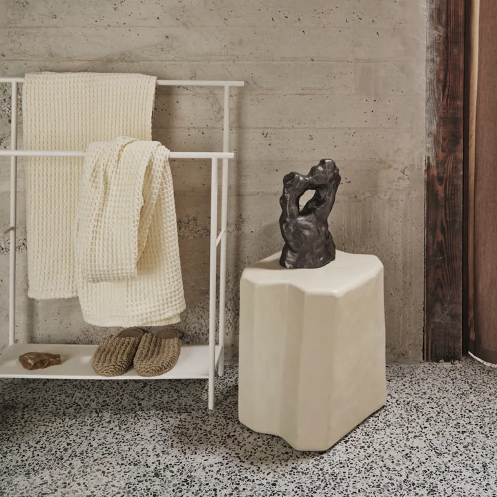 Ferm Living - Porte-serviettes « Dora », blanc