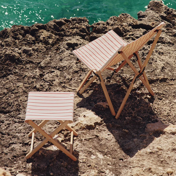 HAY - Tabouret et chaise pliants « Outdoor Market »