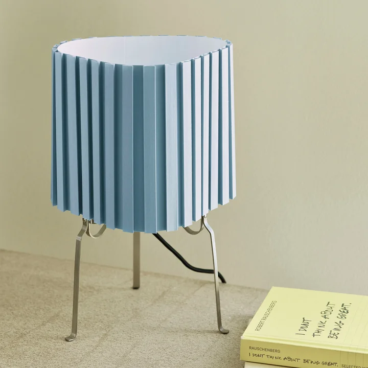 HAY - Lampe de table « Canelé » 370, bleu clair