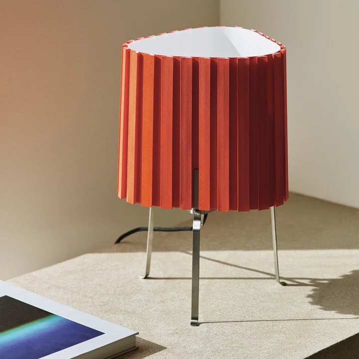 HAY - Lampe de table « Canelé » 370, rouge tomate