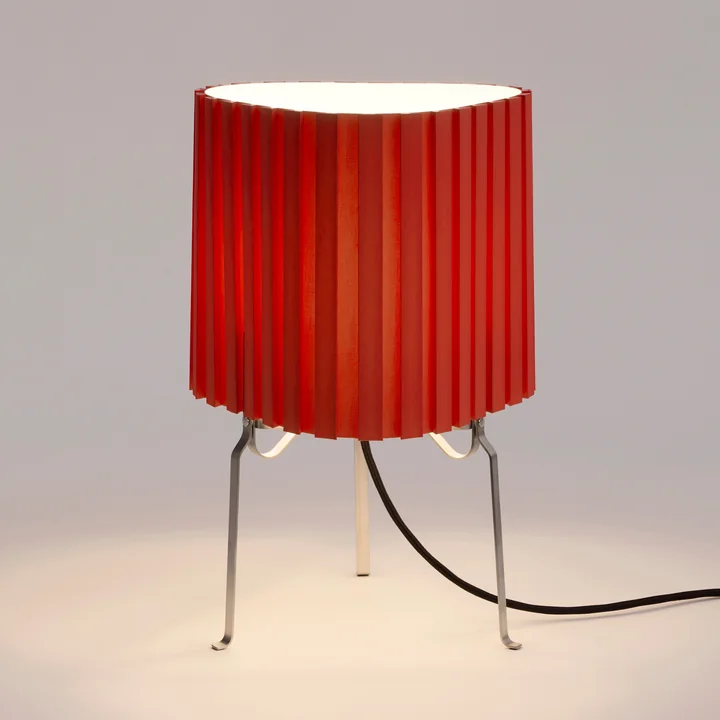 HAY - Lampe de table « Canelé » 370, rouge tomate