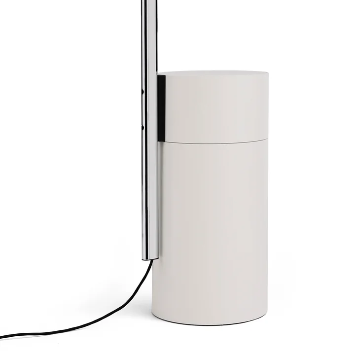 HAY - Lampadaire « Compass », en aluminium brossé