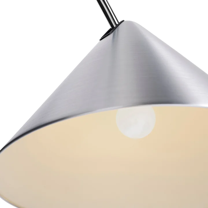 HAY - Lampadaire « Compass », en aluminium brossé