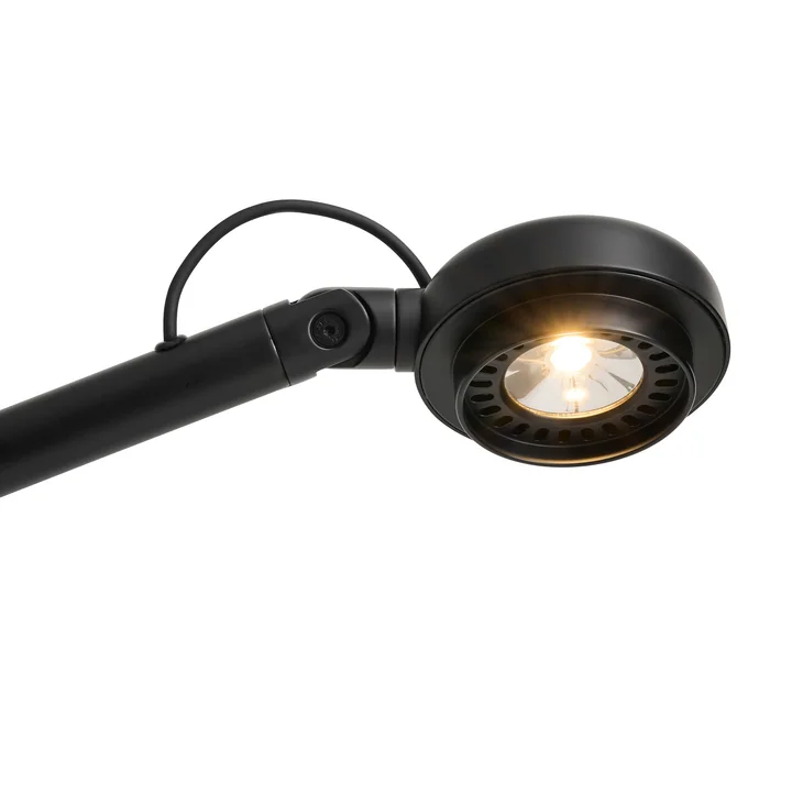 HAY - Lampadaire « Fifty-Fifty », noir mat