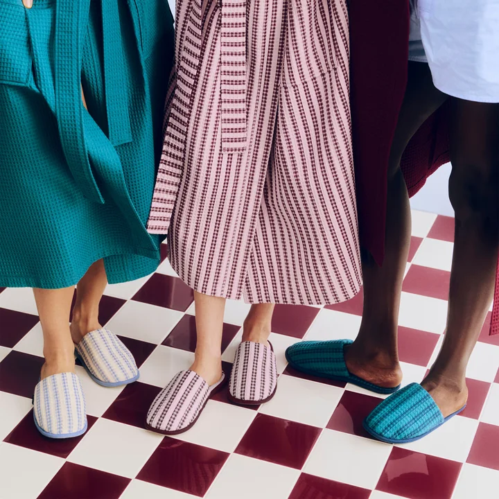 HAY - Chaussons « Waffle », rayés
