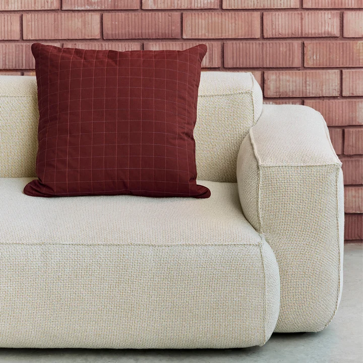 HAY - Coussin Dori, 60 x 60 cm, bordeaux