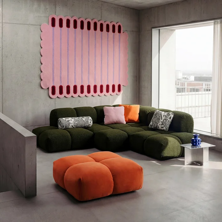 OUT Objekte unserer Tage - Pouf « Sander » (grand modèle)
