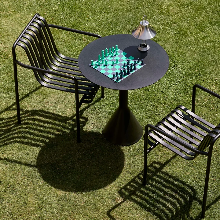 HAY - Palissade Cone Table de bistrot Ø 70 x H 74 cm, anthracite
