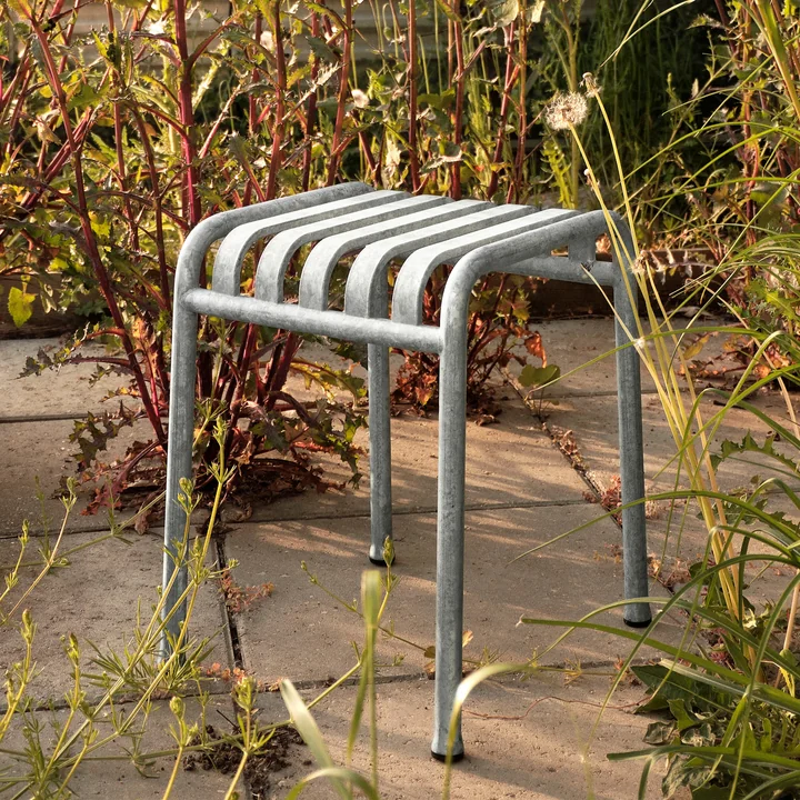 HAY - Tabouret « Palissade », galvanisé à chaud