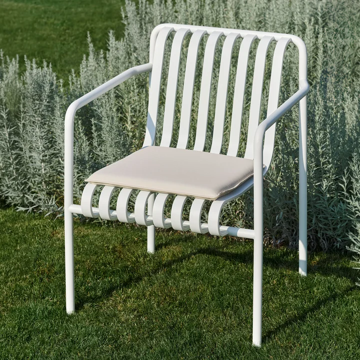 HAY - Coussin d'assise pour fauteuil de salle à manger, blanc crème