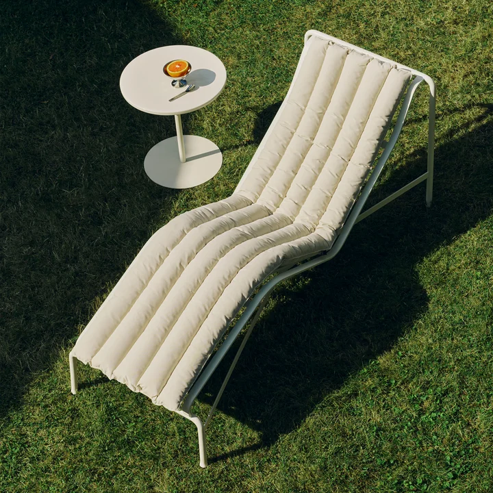 HAY - Palissade Soft Quilted Cushion , pour chaise longue, blanc crème