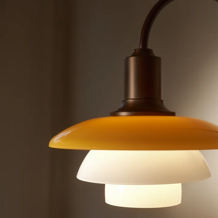Louis Poulsen - PH 2/2 Centenary Edition Applique murale, ambre / blanc opale