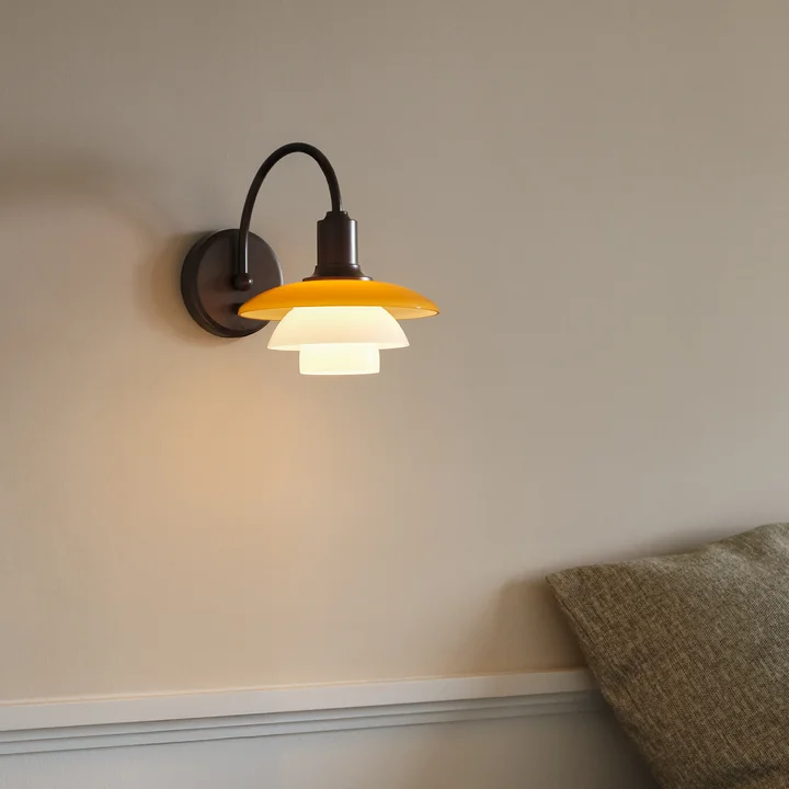 Louis Poulsen - PH 2/2 Centenary Edition Applique murale, ambre / blanc opale