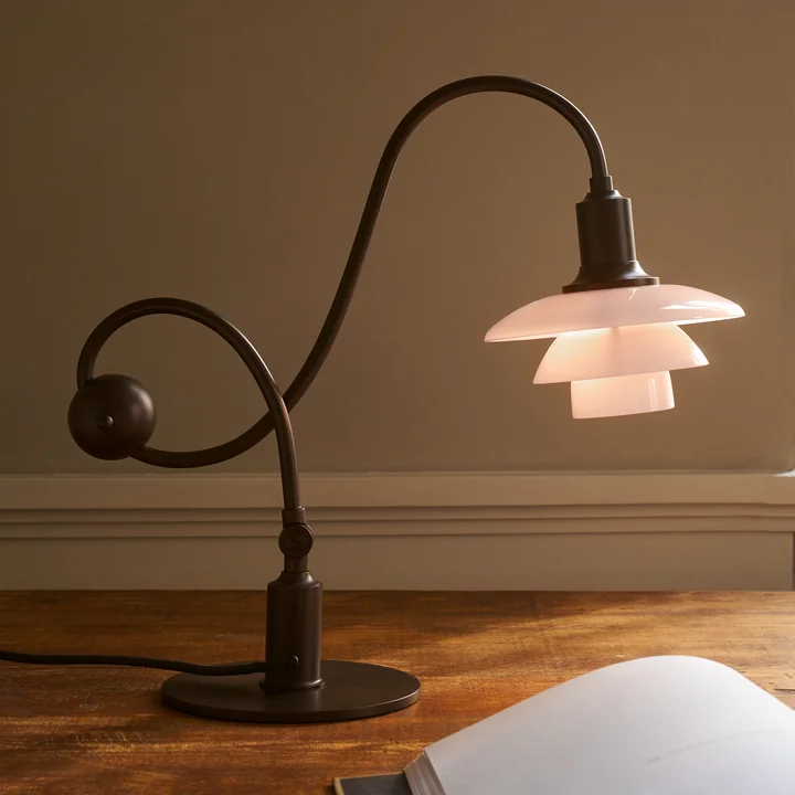 Louis Poulsen - Lampe de table PH 1/1 « Piano », couleur « dusty terracotta », édition limitée