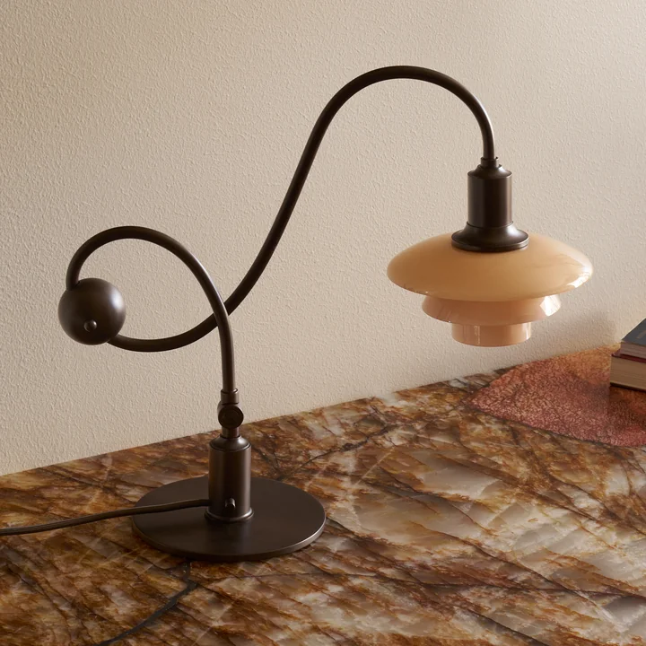 Louis Poulsen - Lampe de table PH 1/1 « Piano », couleur « dusty terracotta », édition limitée