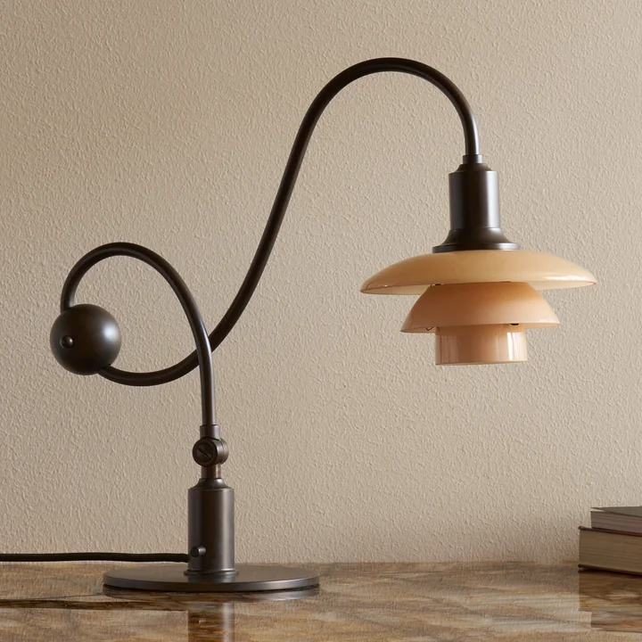 Louis Poulsen - Lampe de table PH 1/1 « Piano », couleur « dusty terracotta », édition limitée